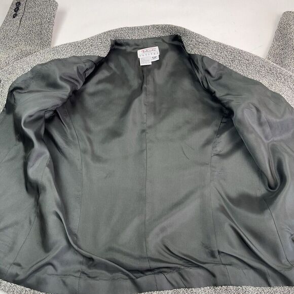 Talbots vintage Wool Tweed Jacket 12P Blazer Preppy Capsule Academia - Picture 11 of 11